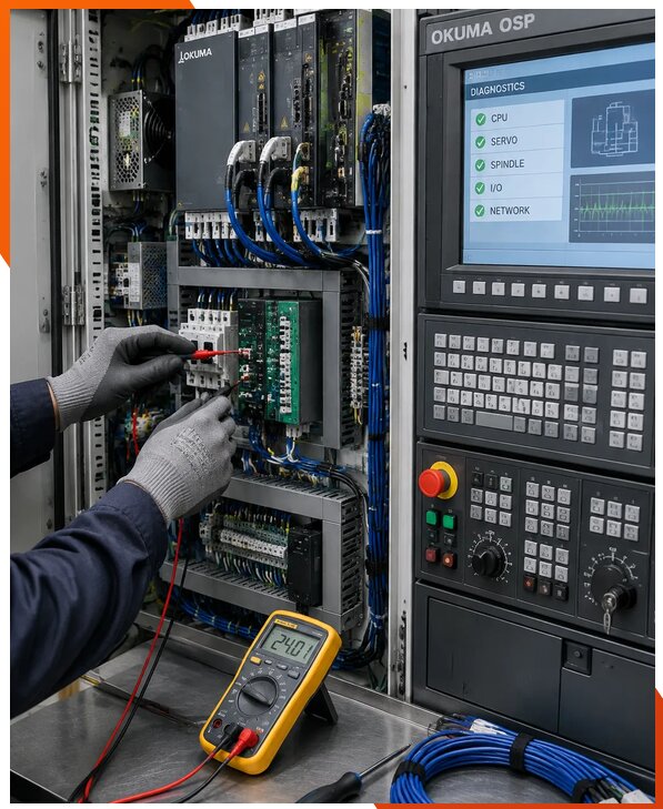 Ремонт систем ЧПУ Okuma OSP в Чистополе